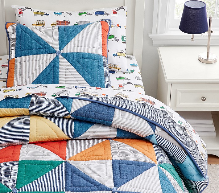Winter Dreams Handcrafted Reversible Quilt & Shams
