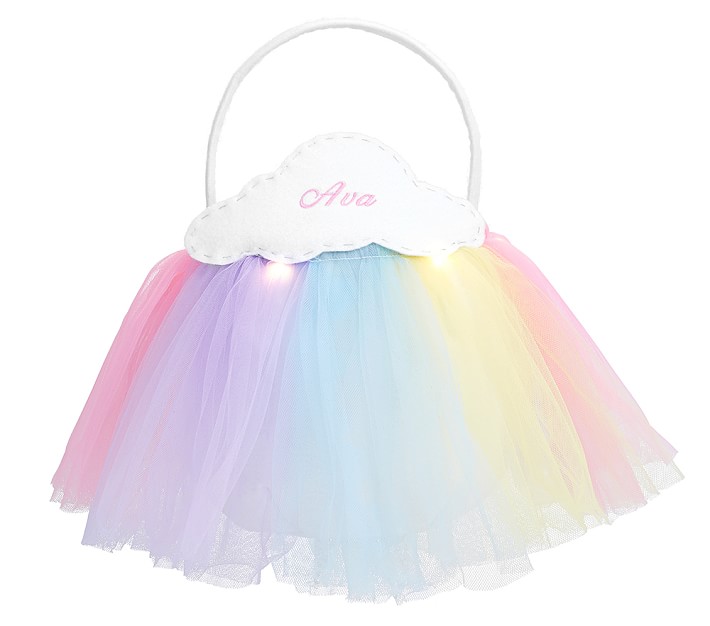 Light-Up Rainbow Tulle Treat Bag