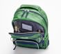 Fairfax Solid Navy/Green Trim Backpacks