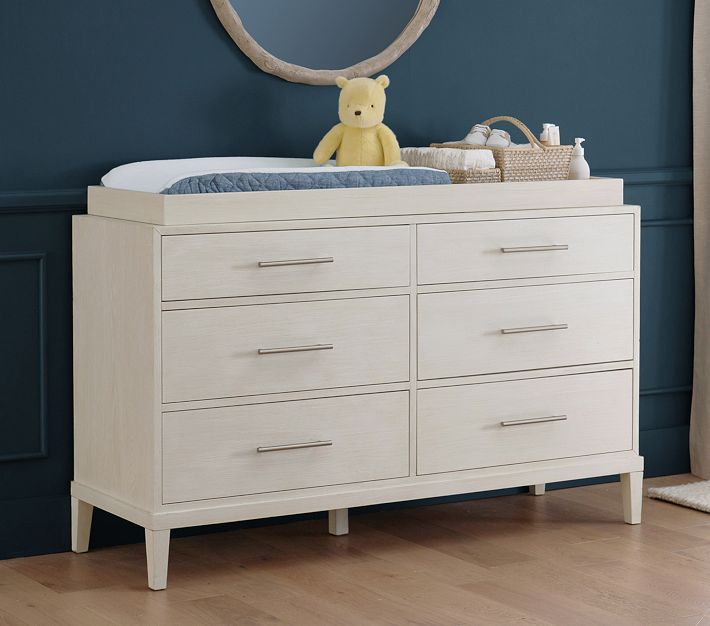 Dakota ExtraWide Nursery Dresser & Topper Set Pottery Barn Kids