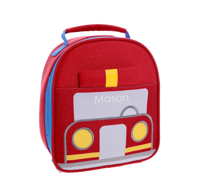 Personalized Tow Truck Lunch Box Gift for Kids, Lunch Bag Lunchbox for Kids,  Fire Tow Truck Insulated Preschool School Prek Lunch Box 