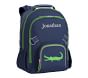 Fairfax Solid Navy/Green Trim Backpacks