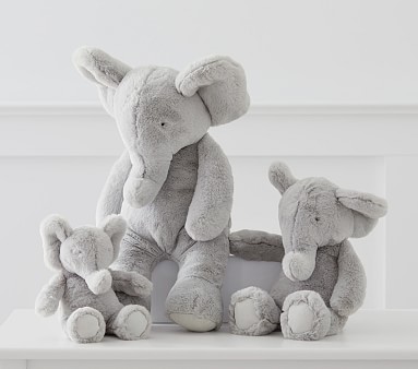 pottery barn stuffed elephant