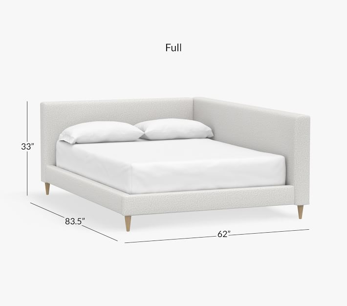 Corner bed on sale frame queen