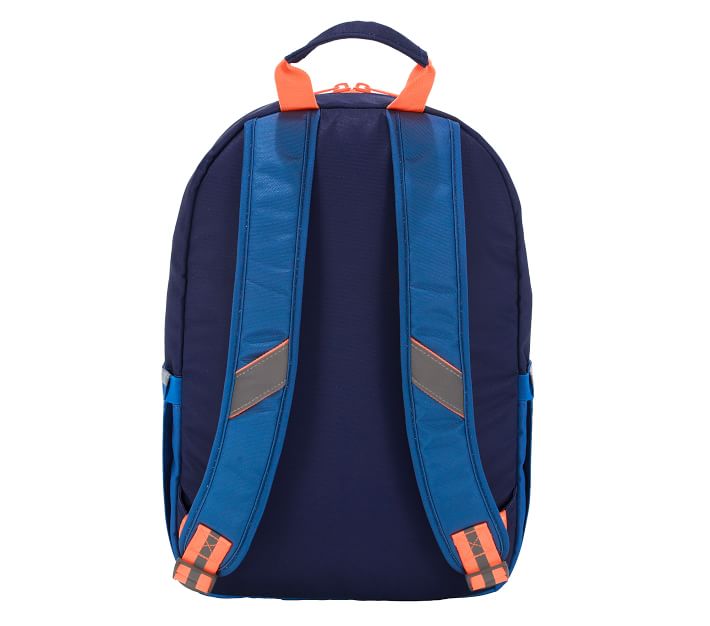 Blue orange backpack sale