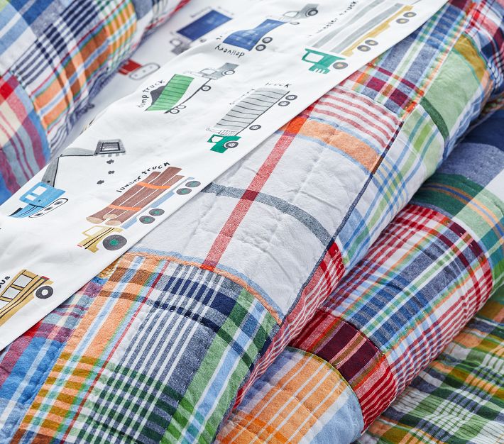 Madras Kids' Comforter Set Pottery Barn Kids
