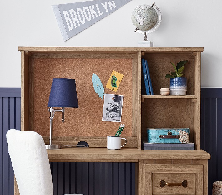 Beadboard Smart™ Storage Hutch Desk