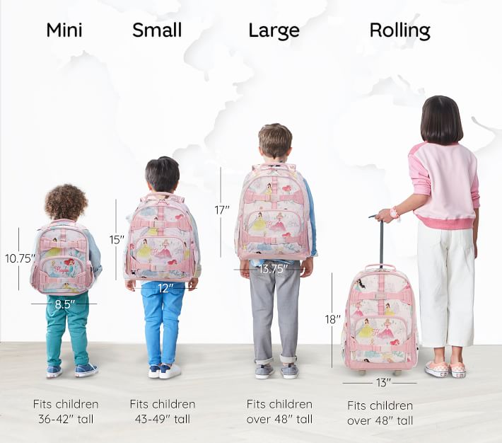 Mackenzie Disney Princess Castle Shimmer Backpack & Cold Pack Lunch