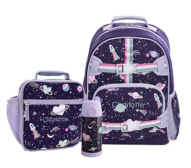 Mackenzie Aqua Unicorn Parade Backpack & Lunch Bundle, Set Of 3