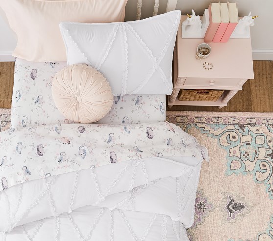 Elinor Owl Organic Sheet Set & Pillowcases | Pottery Barn Kids