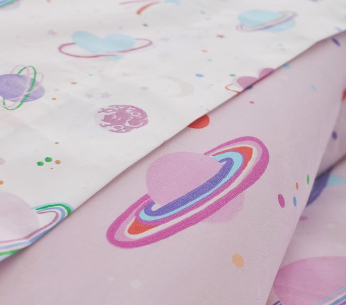 Galaxy Heart GlowintheDark Duvet Cover & Shams Pottery Barn Kids