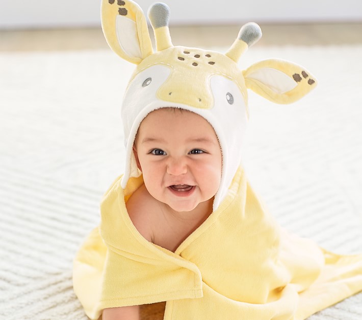 Giraffe Baby Hooded Towel