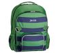 Fairfax Green/Navy Rugby Stripe Backpacks