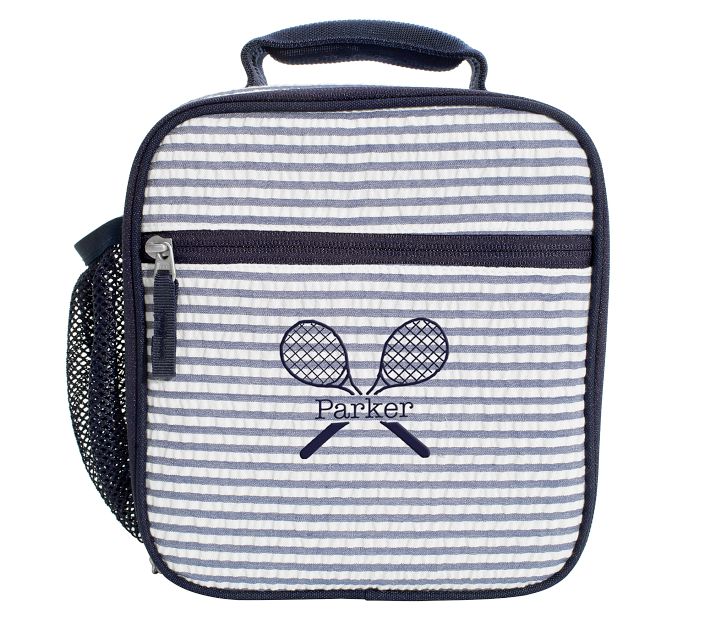 NEW Pottery Barn Kids Mackenzie Gray Preppy Monster Classic Lunch