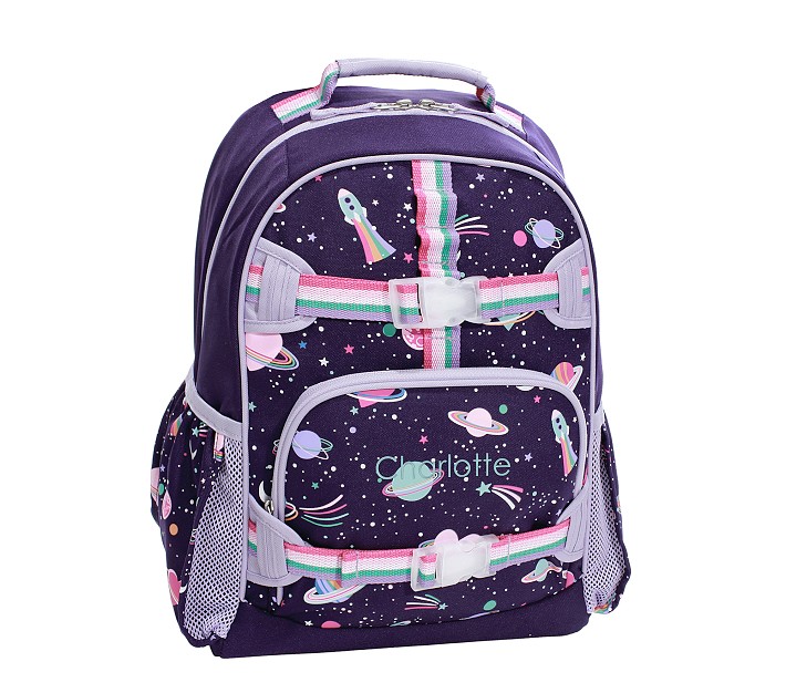 Mackenzie Rainbow Heart Galaxy Glow-in-the-Dark Backpacks