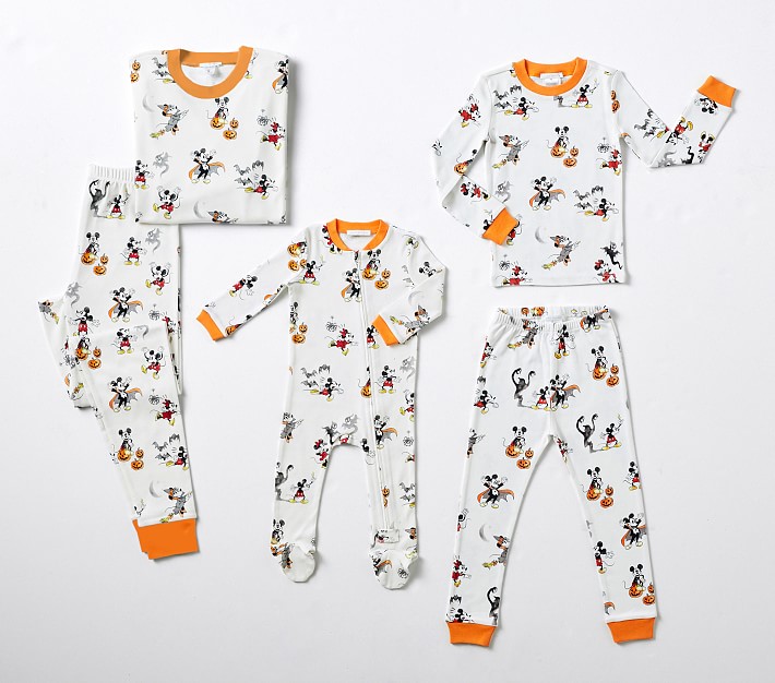 Disney Mickey Mouse Halloween Organic Family Pajama Collection