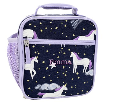 Unicorn Snack Box with Ice Pack, 6 x 6 x 2.5 inches, Mardel