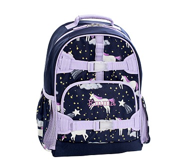 Mackenzie Navy Night Unicorn Glow-in-the-Dark Backpacks