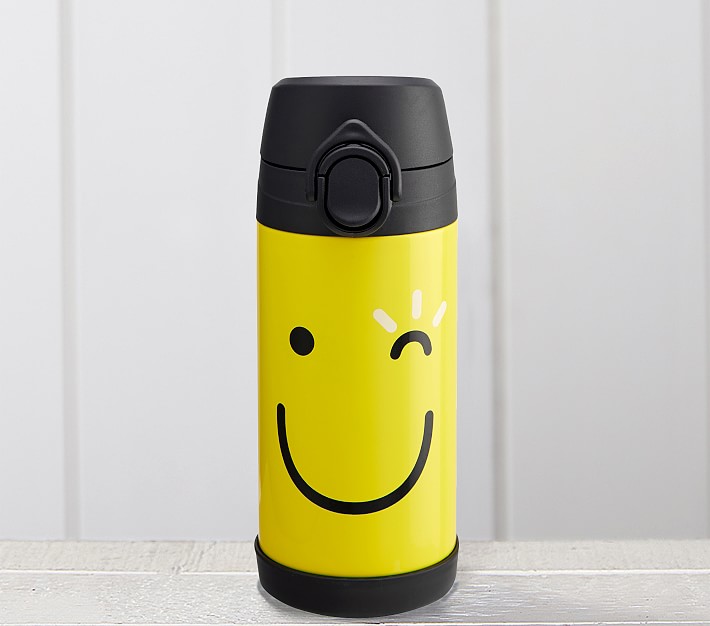 No Kid Hungry® FLOUR SHOP Smiley Face Water Bottle