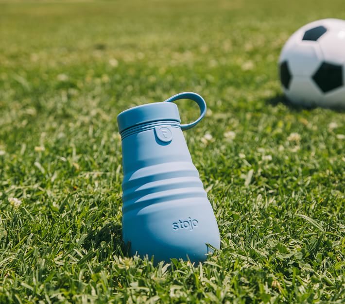 Silicone Football Soccer Ball, Sports Water Bottle Soccer