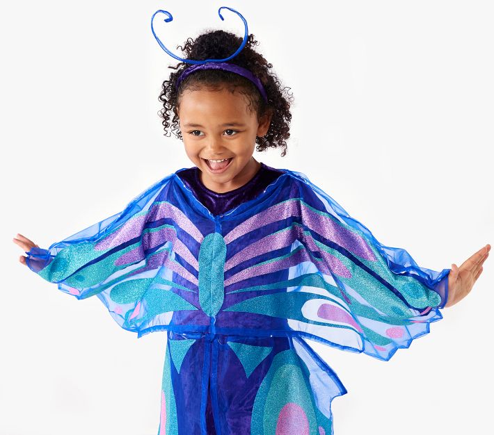 Light Up Blue Butterfly Costume for Kids