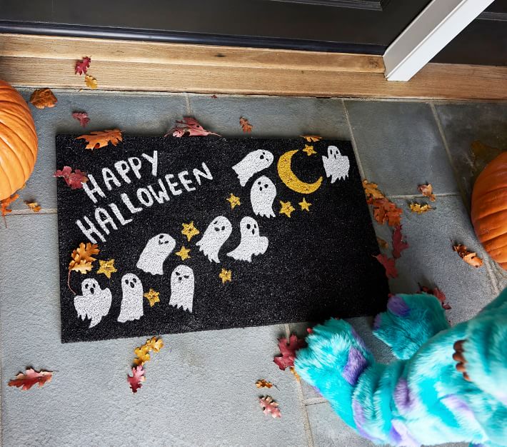 Gold Bat Halloween Bath Mat - Mad Halloween