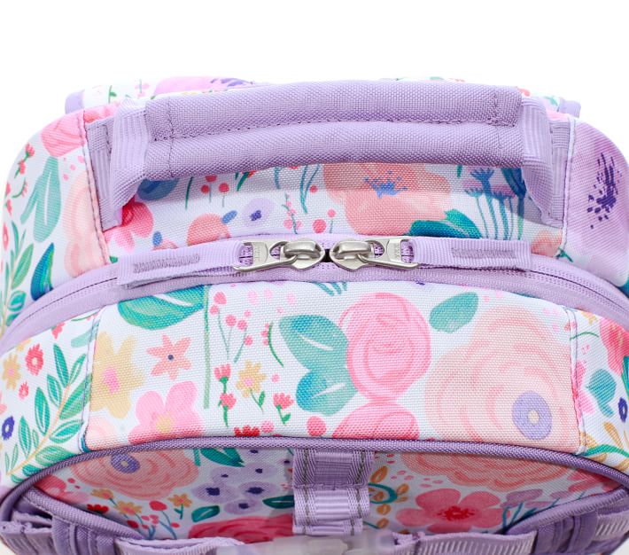 Pottery Barn Kids Mackenzie Backpack, Lavender Floral Bloom, Large