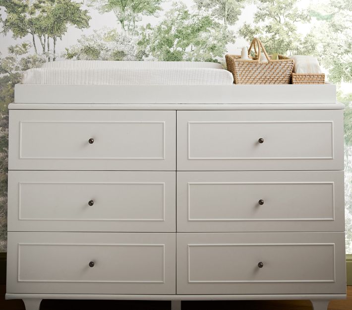 Dawson ExtraWide Changing Table Dresser & Topper Pottery Barn Kids