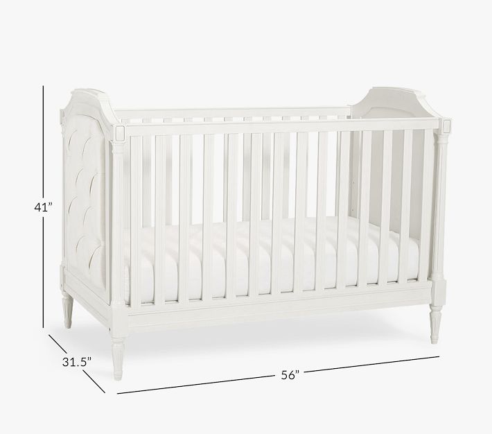 Blythe upholstered best sale convertible crib