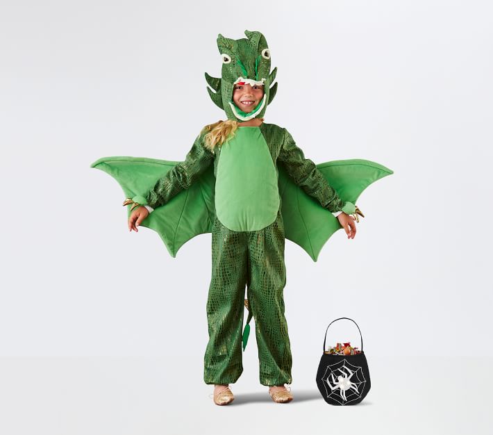 Kids Dragon Costume - Green