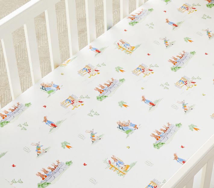 Pottery barn shop kids crib sheets