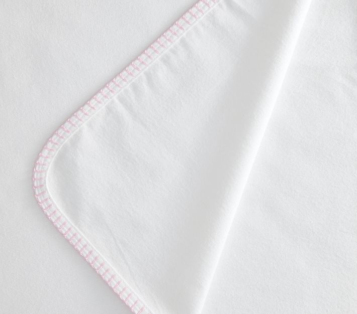 Gingham Flannel Swaddle Set Pottery Barn Kids