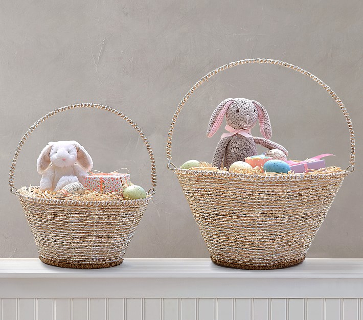 Silver Rope Easter Baskets