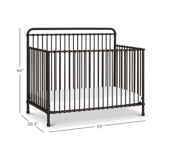 Namesake Winston 4-in-1 Metal Convertible Crib | Pottery Barn Kids