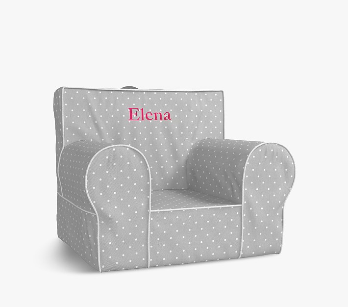 Anywhere Chair&#174;, Gray Pin Dot Slipcover Only