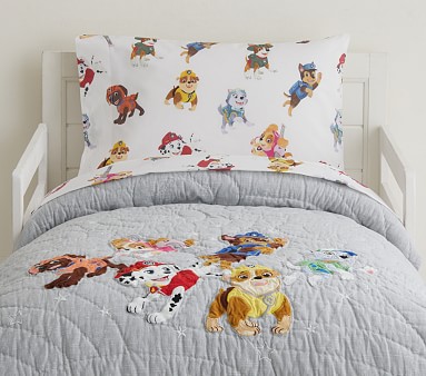 Queen size paw sales patrol comforter set