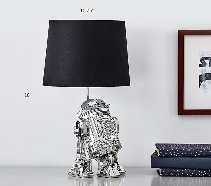 Lampe 3D Star Wars R2D2 avec socle au choix ! - LampePhoto