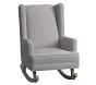 Video 1 for Modern Wingback Rocking Chair
