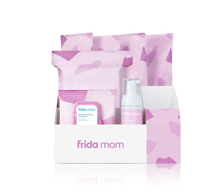 Frida Mom Postpartum Recovery Essentials Kit, New Mom Gifts,  Cooling Pad Liners, Ice Maxi Pads, Disposable Underwear, Perineal Healing  Foam (11pc Set) : Health & Household
