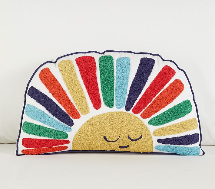 Rainbow Sun Pillow