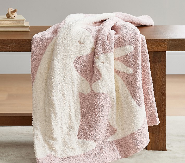 Fuzzy Bunny Baby Blanket