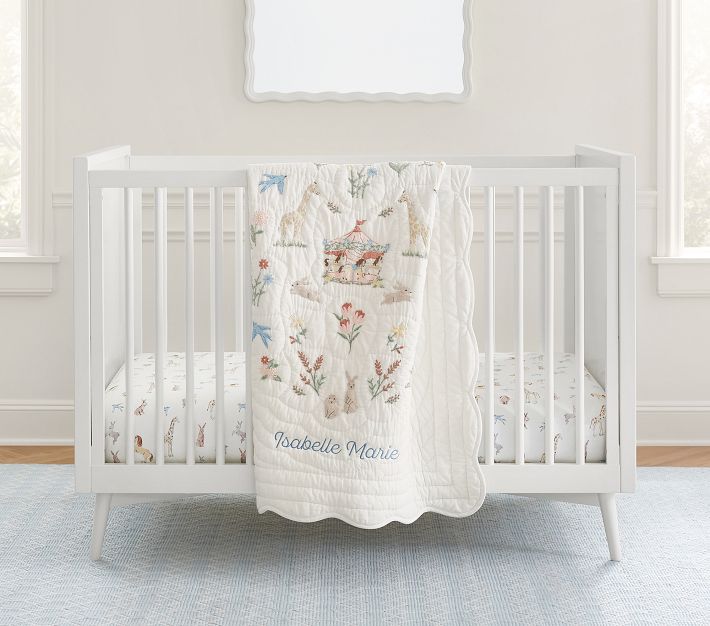 west elm x pbk Mid-Century Convertible Baby Crib