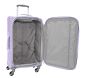 Mackenzie Lavender/Aqua Ombre Sparkle Glitter Spinner Luggage