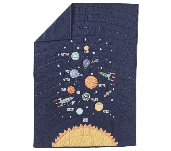 Solar System Toddler Quilt | Pottery Barn Kids