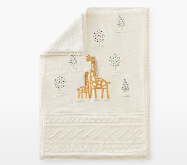 Giraffe store muslin blanket