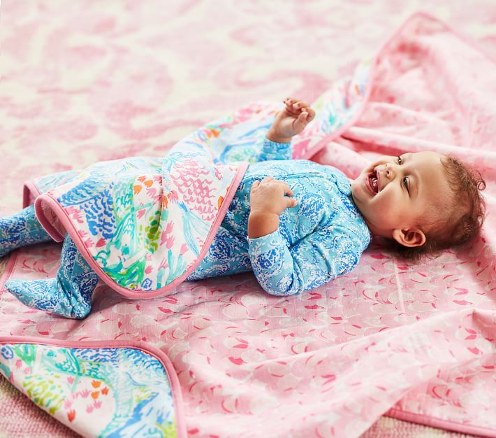 Lilly pulitzer sale swaddle blanket