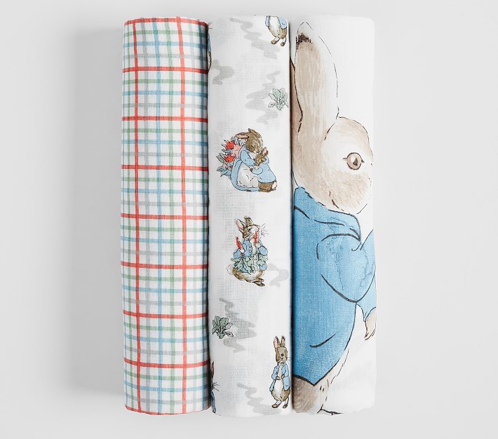 Peter Rabbit&#8482; Organic Muslin Swaddle Set