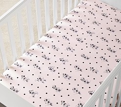 Disney Minnie Mouse Organic Crib Fitted Sheet
