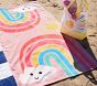 Happy Rainbows Kid Beach Towel