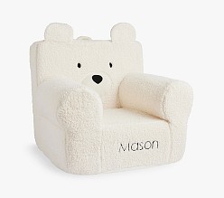 Kids Anywhere Chair®, Ivory Sherpa Bear Slipcover Only